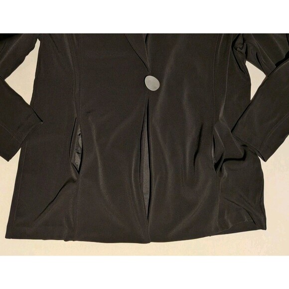 GRAVER Susan Graver Single Button Classic Preppy Academia Corp Blazer Jacket XL - Picture 6 of 7